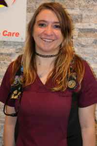Dr. Melanie Bouclin, veterinarian at Edmonton West Animal Hospital
