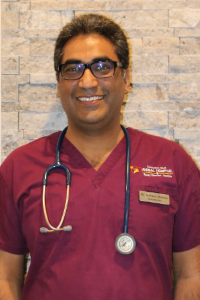Dr. Sumeet Sharma, veterinarian at Edmonton West Animal Hospital